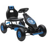 Aosom Pedal Go Kart W/ Adjustable Seat, Car Rubber Wheels, Red. Fixed Price $169.99.