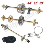 Go Kart Atv Rear Live Axle Kit 29"32" 44" Chain Disc Sprocket Hub Brake Assembly. Fixed Price $140.25.