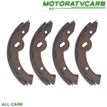 All-carb Brake Shoe Set 2 Wd Both Wheels Chuck Wagon 16279 2-11170/2-11166. Fixed Price $20.50.