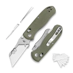 Kizer Uti Bear Folding Utility Knife With 5 Blades Clutch Lock Edc Pocket. Fixed Price $66.81.