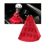 Car Shift Boot Cover, Fabric Shifter Lever Knob Dustproof Cover With Red. Fixed Price $13.06.