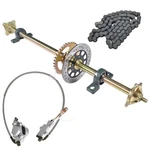 Go Kart Live Axle Kit Sprocket+brake Disc+chain+brake Assembly+wheel Hubs 44". Fixed Price $142.09.