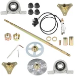 Drift Trike 740mm For Go Kart Rear Axle Kit Brake Master Cylinder Disc Rotor Hub. Fixed Price $73.11.