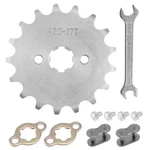 420 17t 17mm Front Engine Sprocket For 125-160cc Chinese Atv Quad Dirt Bike. Fixed Price $17.68.