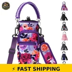 Acetreker Insulated Water Bottle Carrier Bag With Pockets, Purple Peony. Fixed Price $38.99.
