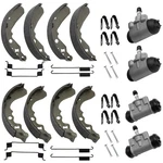 Front Rear Brake Wheel Cylinders All 4 Fit For Kawasaki Kaf300 Mule 500 520 5.... Fixed Price $253.75.