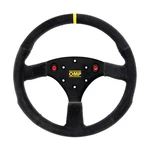 Omp 320 Sp Steering Wheel Black Grip Silver Center. Fixed Price $542.11.