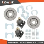 Labwork Bolt-on Rear Disc Brake Kit W/ E-brake Caliper, For Ford 9 Inch 91031921. Fixed Price $276.98.
