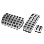 X Autohaux 3 Pcs Car Anti-slip Brake Gas 14 13 5.5 Cm, Black, Silver Tone. Fixed Price $25.40.