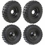 4pc 6" Front Rear 4.10-6 Tire Rim Wheel 410-6 Assembly For Go Kart Atv Mower. Fixed Price $168.75.