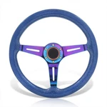 Ajp Distributors Universal 350mm 14" Classic Wood Metallic Blue / Neo Chrome. Fixed Price $68.99.