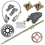 44in 1120mm Quad Go Kart Rear Live Axle Kit Sprocket Brake Wheel Hub Replacement. Fixed Price $256.89.