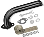 Fvrito Mini Bike Exhaust Pipe Kit For Predator 212cc 224cc 196cc Black. Fixed Price $25.89.
