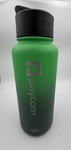 New Simple Modern 32 Oz Summit Water Bottle Two Tone Green Flip Straw Handle. Fixed Price $15.00.