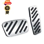 Lexley 2pcs Anti-slip Aluminum Brake Gas Pedal Pads,auto No Drilling Silver. Fixed Price $44.99.