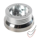 Yiuiy 5 & 6 Hole Billet Steering Wheel Hub Adapter Silver. Fixed Price $53.99.