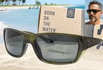 Costa Del Mar Seagrass/gray Tailfin Polarized 580g Sunglasses New In Box! (s). Fixed Price $124.99.
