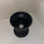 Dwt Black - Racing Go Kart Wheel 6" Diameter X 7" Wide 3" Back Space. Fixed Price $29.99.
