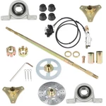 29'' Go Kart Rear Axle Kit + Brake Assembly +sprocket Hub Drift Trike. Fixed Price $73.64.