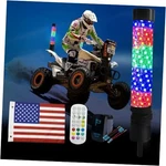 1 Pack 1ft Fat Whip Lights, Led Lights For Utv Atv With App & 1pack. Fixed Price $58.96.