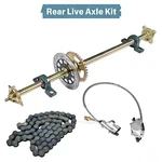 29" 32" 44" Go Kart Rear Live Axle Kit, Sprocket+hub+brake Assembly+chain+disc. Fixed Price $141.20.