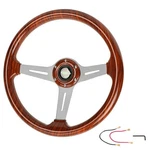 Rastp 345mm 13.5" Wood Grain Steering Wheel, Classic Nostalgia Style Racing/g.... Fixed Price $101.00.