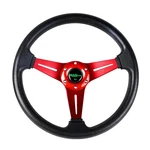 Rastp Universal Racing Steering Wheel 13.8 /350mm 6 Bolts Grip Vinyl Red. Fixed Price $39.99.