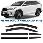 Clim Art Rain Guards Vent Visors Shade For 2014-2019 Toyota Highlander. Fixed Price $78.74.