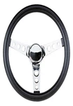 Grant 838 Classic Steering 13 1/2" Diameter ,3 Dish, Black And Silver. Fixed Price $90.99.