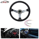 Rastp 350mm/14" 6 Bolt Racing 95mm Deep Dish Car Steering Wheel W/horn Button. Fixed Price $27.88.