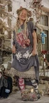 Nwt Magnolia Pearl Discotheque Fraises Long Tee Jersey Ozzy Dress-sold Out. Fixed Price $385.00.