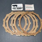 Kawasaki Ke Kx Kdx Kef Klf Bayou Lakota Set (5) Nos Oem Clutch Friction Fibers. Fixed Price $34.95.
