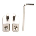 2 Pcs 1/0 Gauge To 4 Amp Input Reducer Offset Angled Metal Audio Tool. Fixed Price $29.09.
