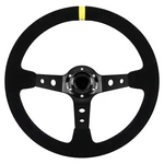 13.6" Universal Grip Suede Deep Dish 6 Bolts Gaming Racing Steering Wheel Lea.... Fixed Price $100.00.