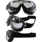 Nannini Tt Padded Motorcycle Goggles Hand-sewn Black Leather/gunmetal Frames. Fixed Price $89.95.