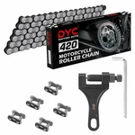 Dyc 420 Motorcycle Chain 132 Links For 50 70 90 110 125 196 212cc Coleman Ssr.... Fixed Price $29.02.