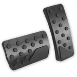 Lexley 2pcs Anti-slip Aluminum Brake Gas Pedal Pads,auto No Drilling Black. Fixed Price $28.97.