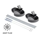 Qty 2 Wide Mouth Straw Lids Compatible With Hydro Flask Sports Water Bottle. Fixed Price $11.95.