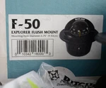 Ritchie Compass F-50 Explorer Black Flush Mount 2.75" Dial & 3.75" Cutout. Fixed Price $38.50.
