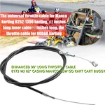 90" Throttle Cable 8173 W/ 82 Casing Fit Manco 7xx 8xx Models Go Kart Enhanced. Fixed Price $23.31.