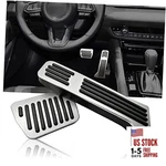 Anti-slip Performance Foot Pedal Pads Kit Compatible With Mazda 2 3 6 Silver. Fixed Price $38.87.