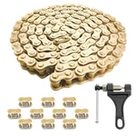 Belleone 420 Gold Motorcycle Chain 132 Links With -. Fixed Price $43.88.