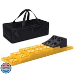 Homeon Wheels 10 Packs Rv/camper Leveling Blocks, Chocks Anti-slip Pads Desig. Fixed Price $47.29.