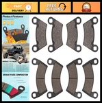 High-performance Front & Rear Brake Pads For Polaris Ranger Rzr Sportsman 2008-2. Fixed Price $45.99.