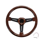14" Classic Wood Grain Steering Wheel 350 Millimeters, 14in-black. Fixed Price $90.21.