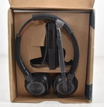 Plantronics Poly Savi W8220t Stereo Wireless Headset W8200b Base Complete Unit. Fixed Price $79.99.