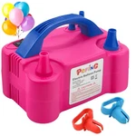 Pcfing Electric Portable Balloon Pump Inflator Dual Nozzle & Tie Tool. Fixed Price $27.48.