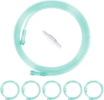 Ansnf 7ft Oxygen Tubing, Crush Resistant High Flow Green-7foot-5pack. Fixed Price $14.74.
