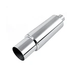 Evil Energy 2.5" Exhaust Muffler, Inlet (od) 4" Outlet Stainless Steel U.... Fixed Price $66.24.