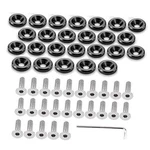 Stetion 25 Pcs Fender Bumper Washer Bolt 6061 T6 Grade M6x20mm Cnc Black. Fixed Price $18.57.